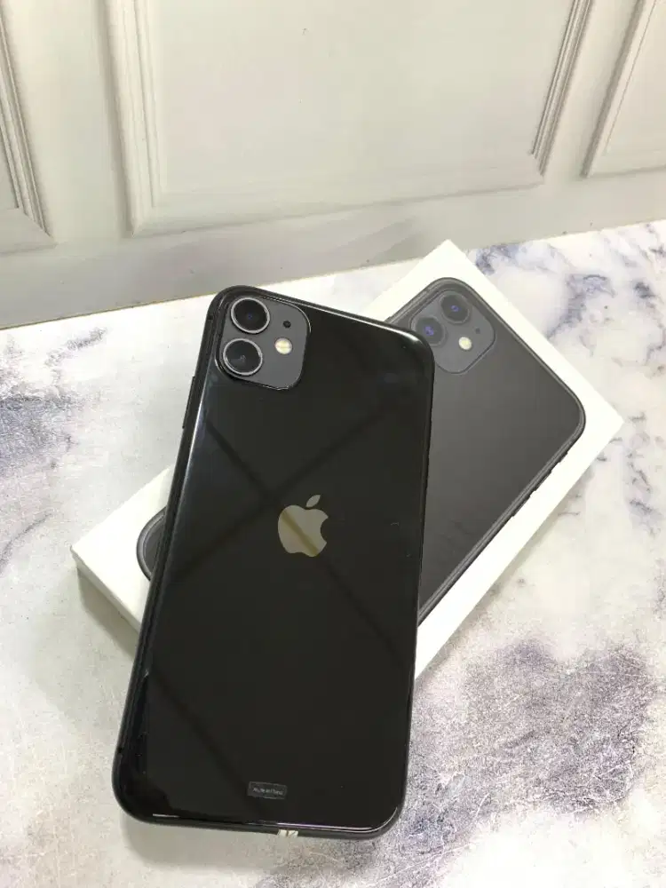 iphone 11 64GB black ibox lengkap