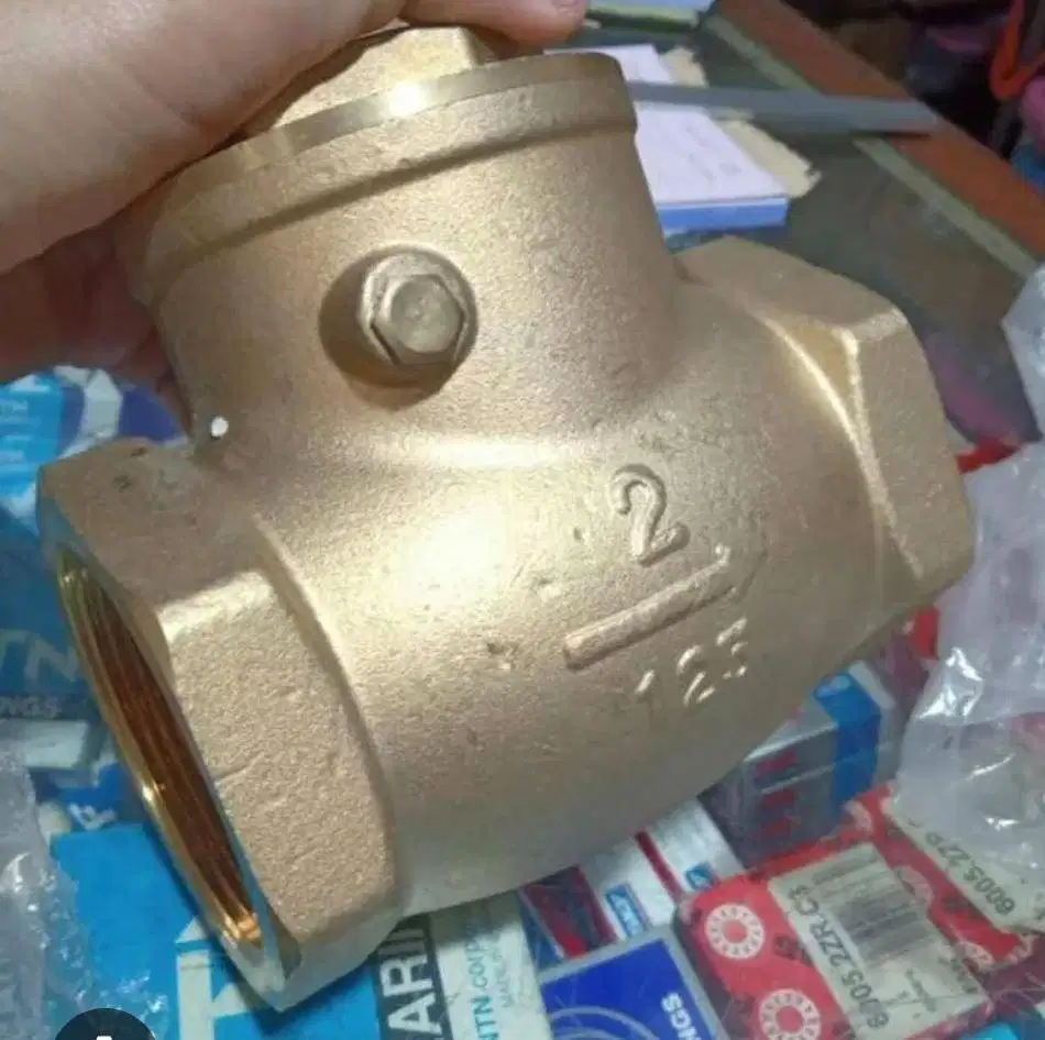 Check Valve Kuningan Merk Yuta Uk 2 Inchi | Ex-proyek Harga Miring