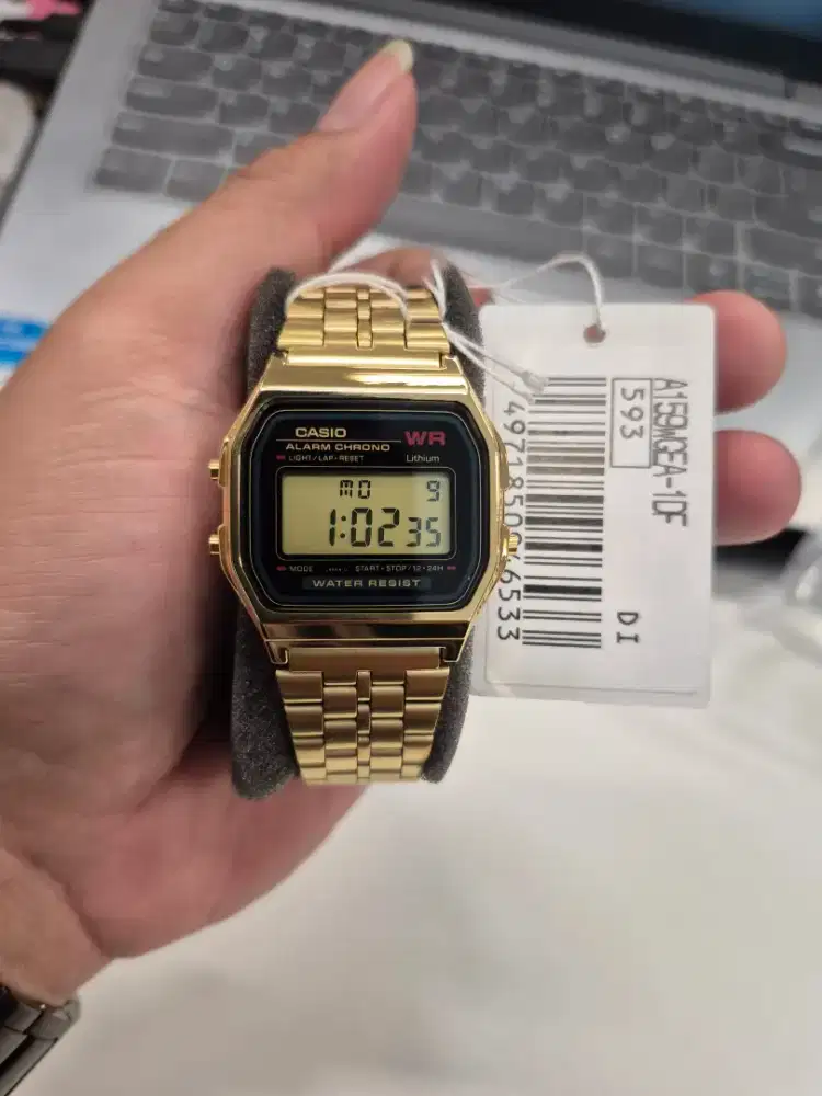 Casio A159WGEA-1DF Original New Fullset