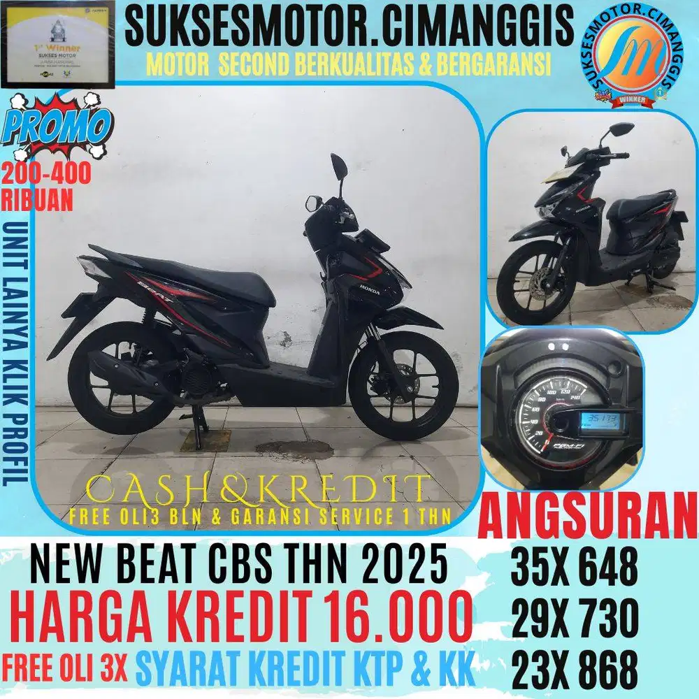 NEW BEAT CSB CASH/KREDIT CASHBACK UPTO 700RIBUAN FREE OLI 3 BLN