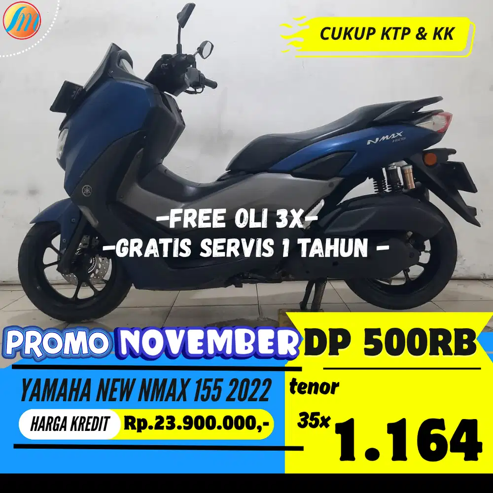 DP PROMO 500RIBU YAMAHA NEW NMAX 155 2022 ANGSURAN SANGAT RINGAN