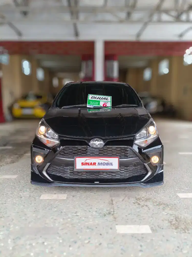 Toyota agya 2022 tipe GR manual warna hitam plat DA