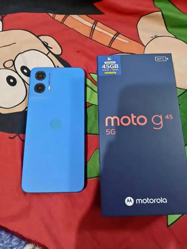 Moto g45 Ram 8/256 tertinggi pemakaian 1bulan