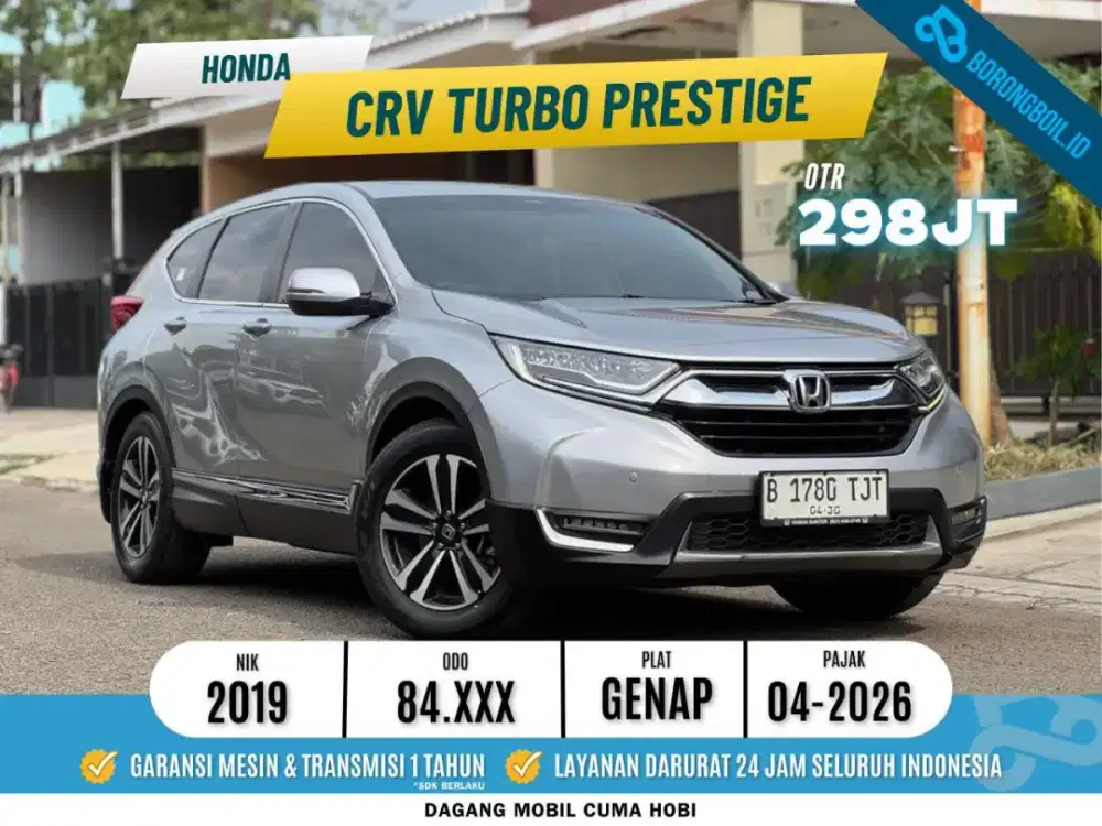 Crv Turbo Prestige AT 2019 Lunar Silver Metallic