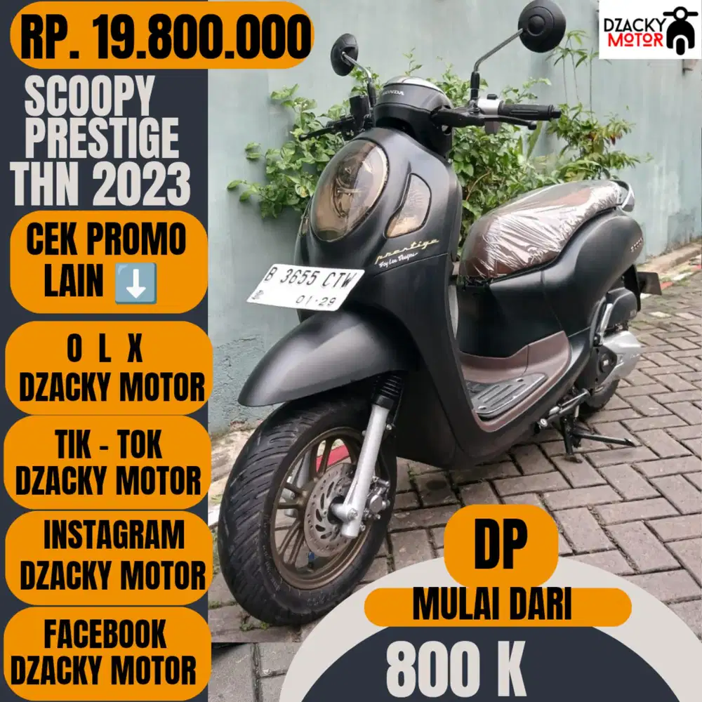 SCOOPY PRESTIGE 2023 SECOND LIKE NEW