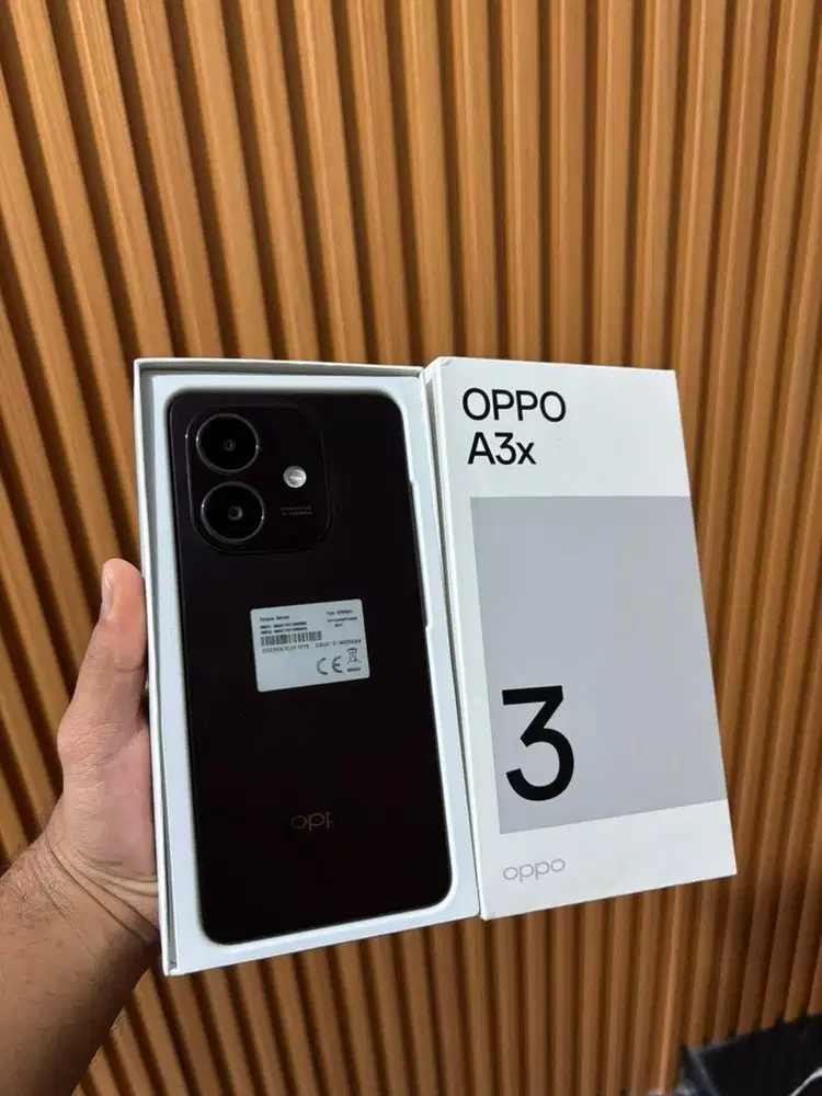 Oppo A3x 4/64gb fullset garansi resmi