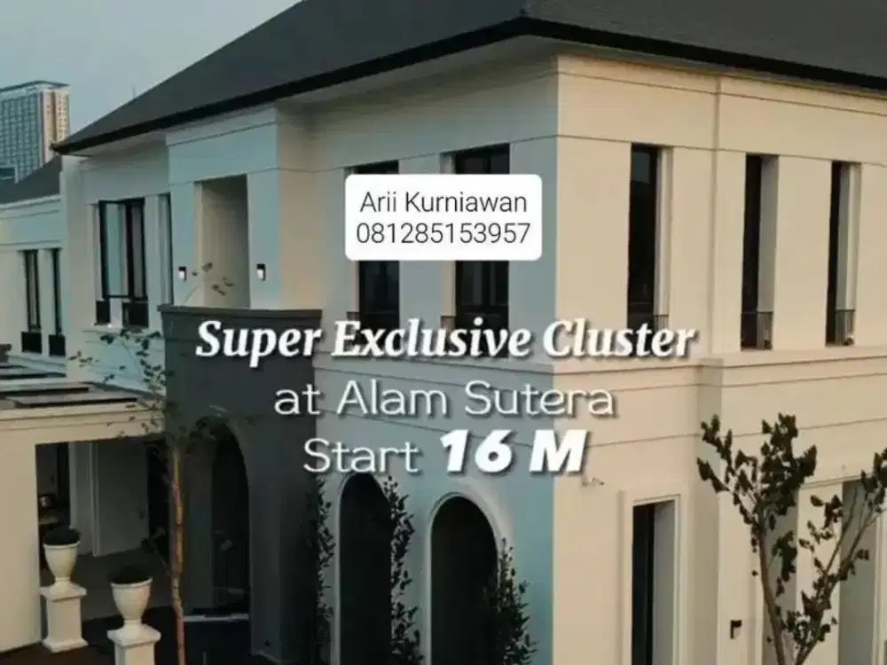 Jual Rumah The Gramercy At Alam Sutera Type 12 x 26 dekat mall aeonSHM