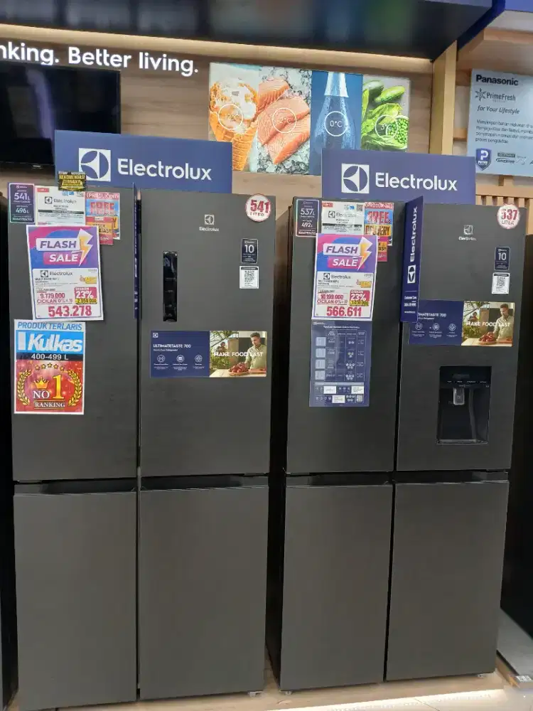 Kulkas 2 pintu dan 4 pintu besar