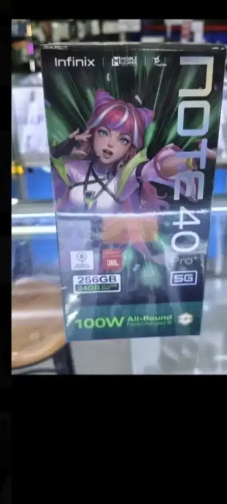 Infinix note 40 pro plus ram 12gb 5G layar lengkung + wireless charger
