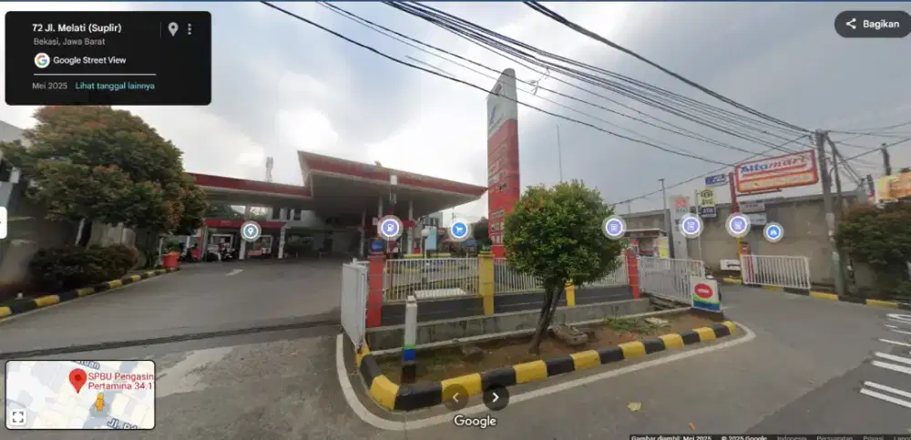 Dijual SPBU Pertamina Bekasi Kota