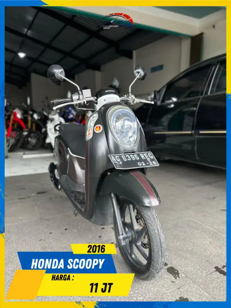 HONDA SCOOPY 2016 PLAT AG MURAH POLL BOSSKU HIKMAH MOTOR KEPUH MALANG