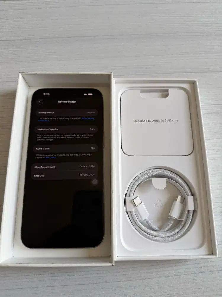 iPhone 15 Pro Max 256 GB BH 93%