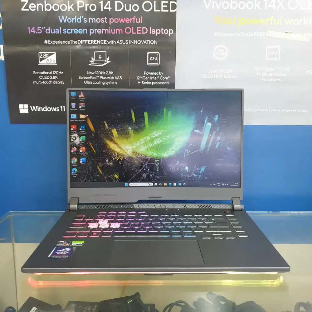 Asus ROG Strix G513RC Ryzen 7-6800HS Ram-16GB SSD-512GB RTX 3050 15inc