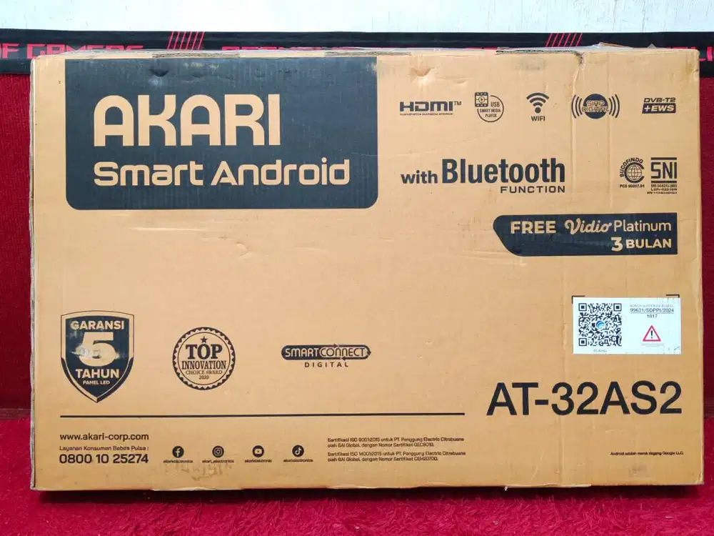 TV Akari AT-32AS2 Android TV Digital 32 inc FULLSET