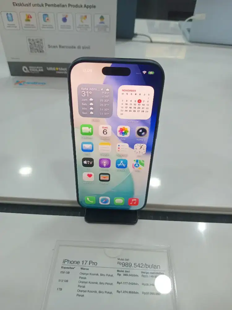 Cicilan Tanpa Kartu Kredit Iphone 17 Pro 256