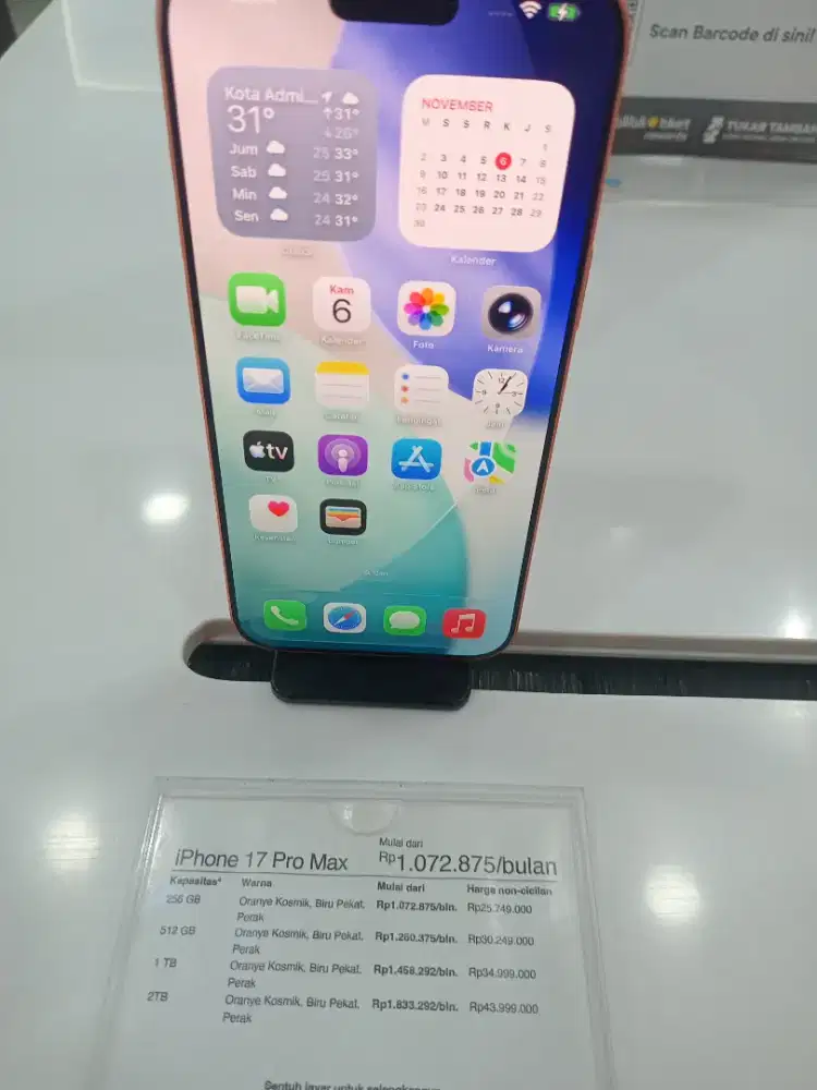 Cicilan Tanpa Kartu Kredit Iphone 17 Promax 256