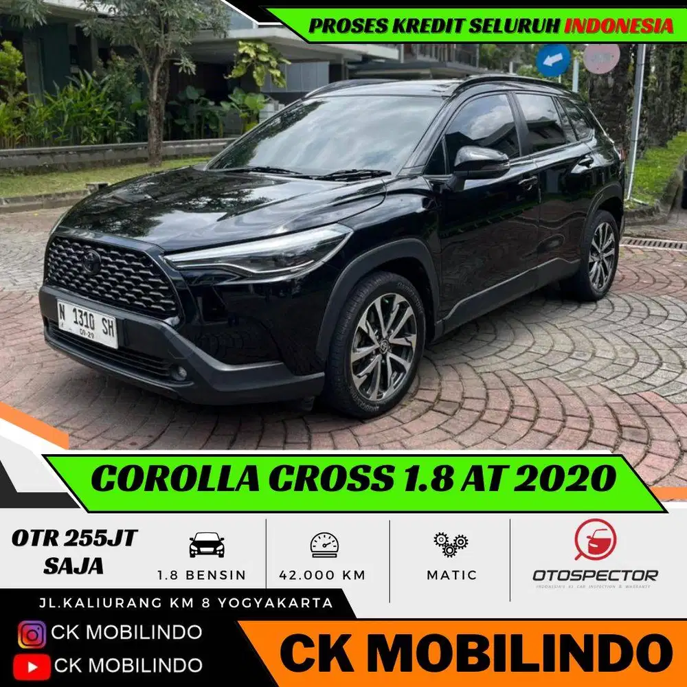 (Dp35jt) Corolla Cross Matic 2020 FULL ORISINIL ANTIK Kredit Murah
