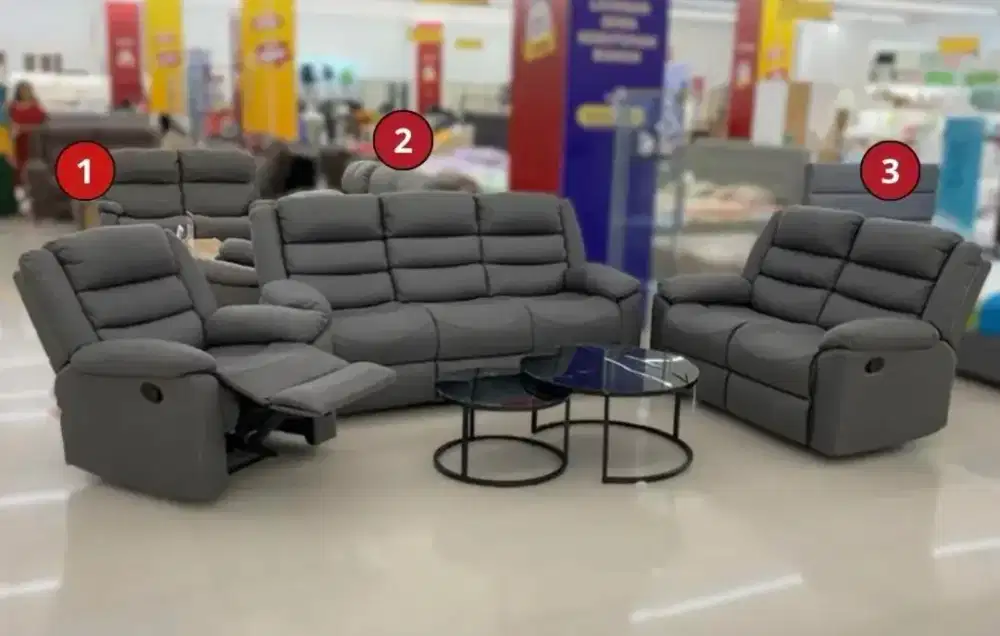 PROMO TERBAIK SOFA SET RECLINER