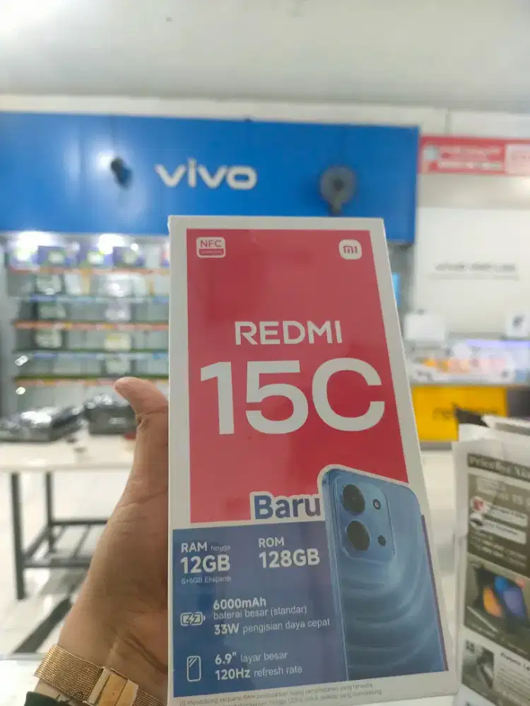 Obral murah redmi15c ram 6+6/128 gb