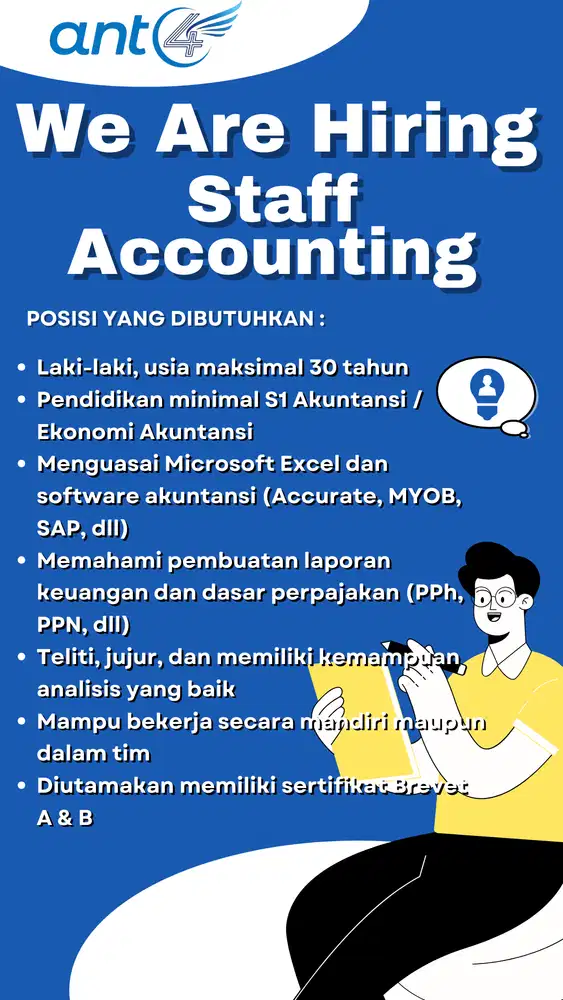 DI CARI STAFF ACCOUNTING