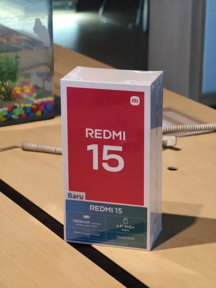 REDMI 15 2jtan 8/256gb PROSESOR sudah SNAPDRAGON Android 15 Terbaruu