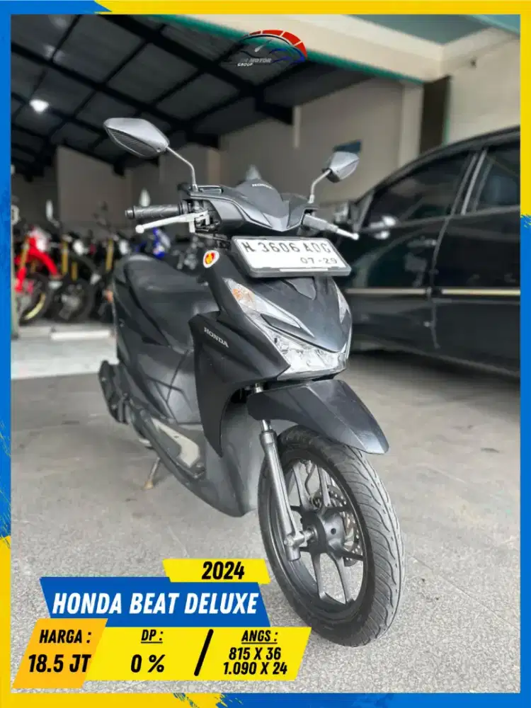 HONDA BEAT DELUXE 2024 KEYLESS MURAH LURR HIKMAH MOTOR KEPUH MALANG