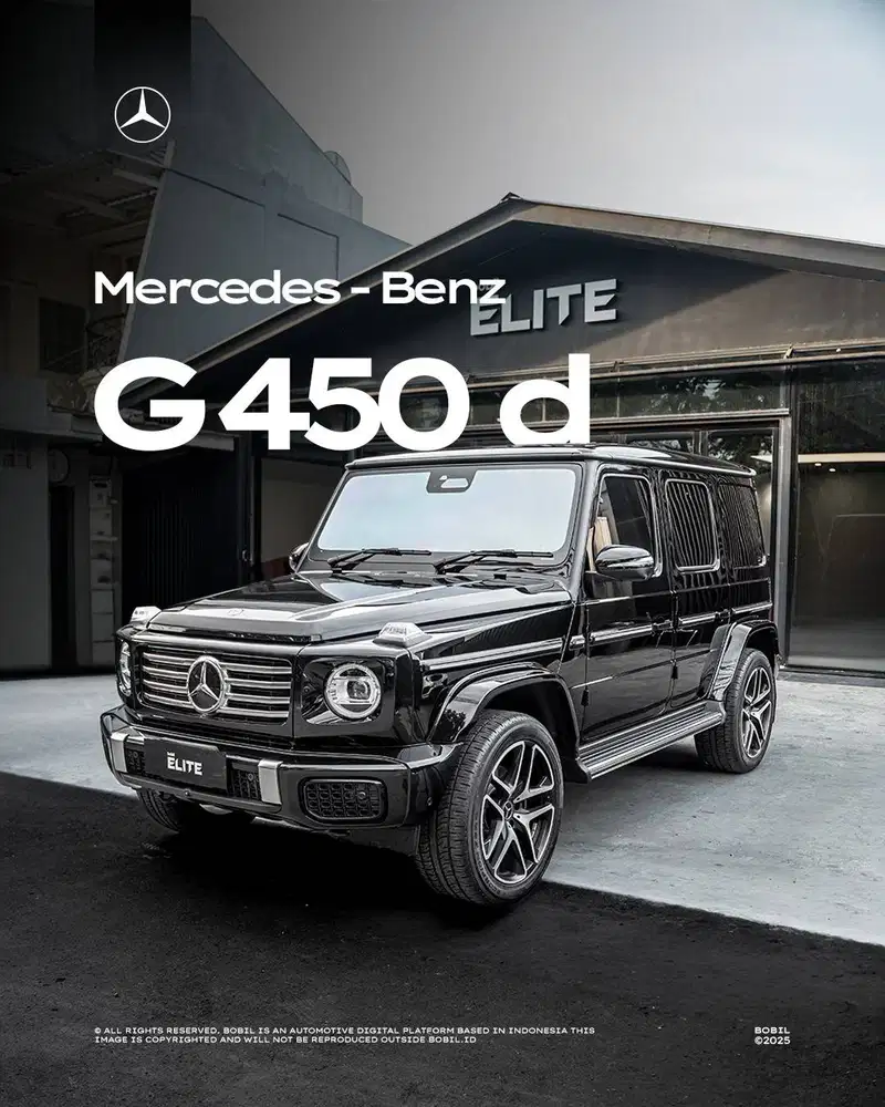 2025 Mercedes-Benz G450d Obsidian Black Metallic