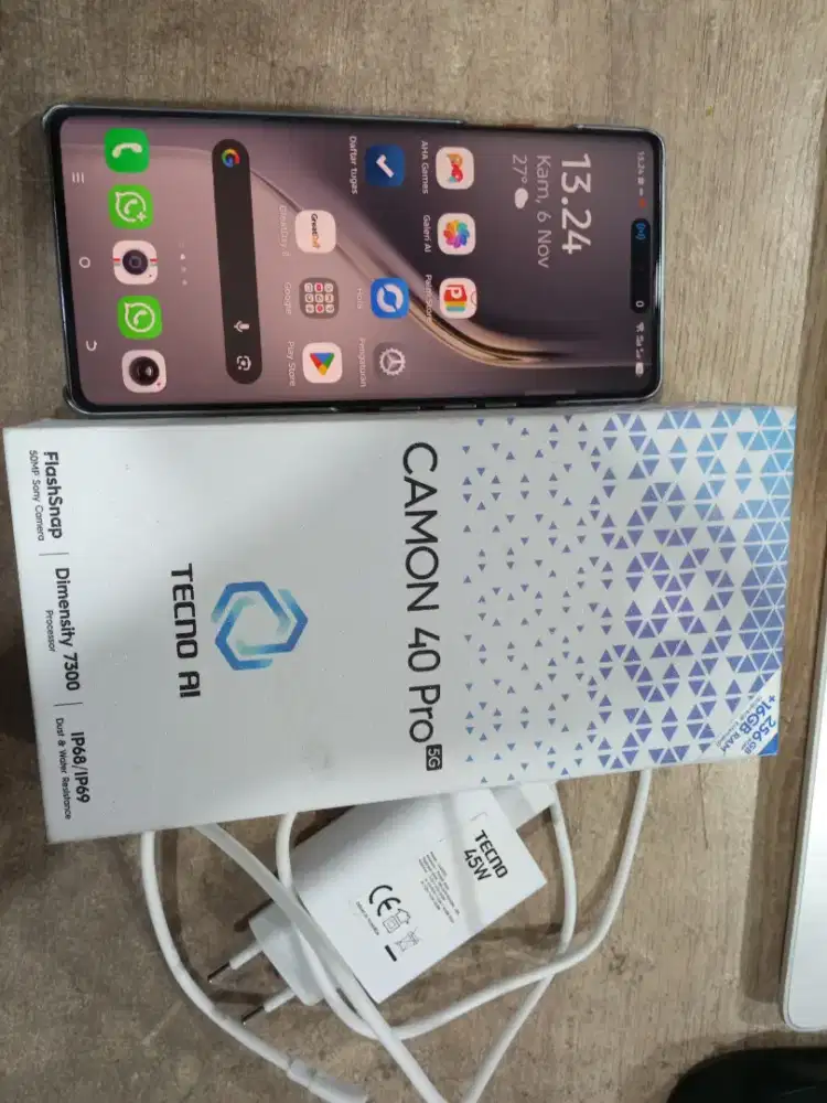 Tecno cammon 40 pro 5G baru beli 3 november