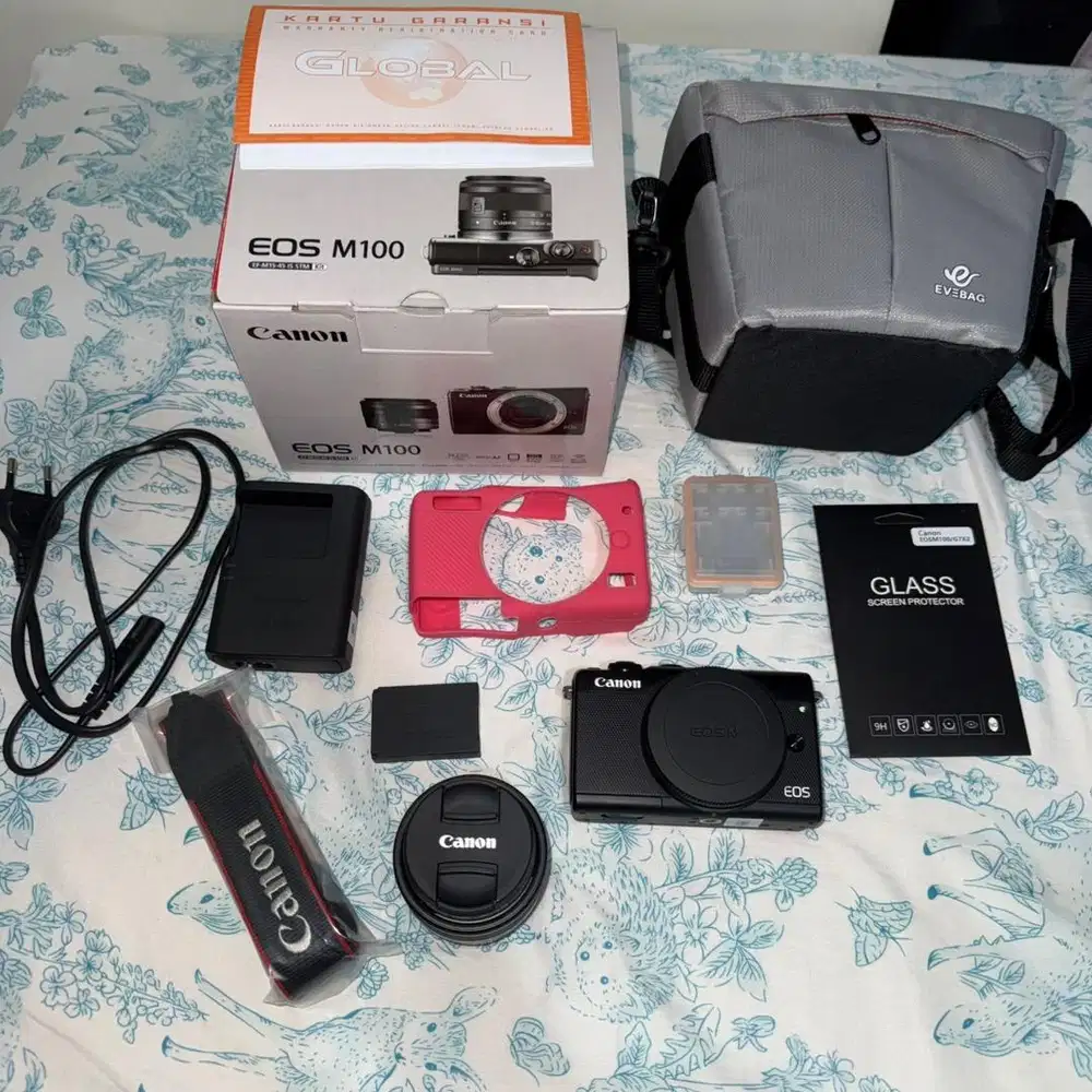 DIJUAL CANON M100 black like new