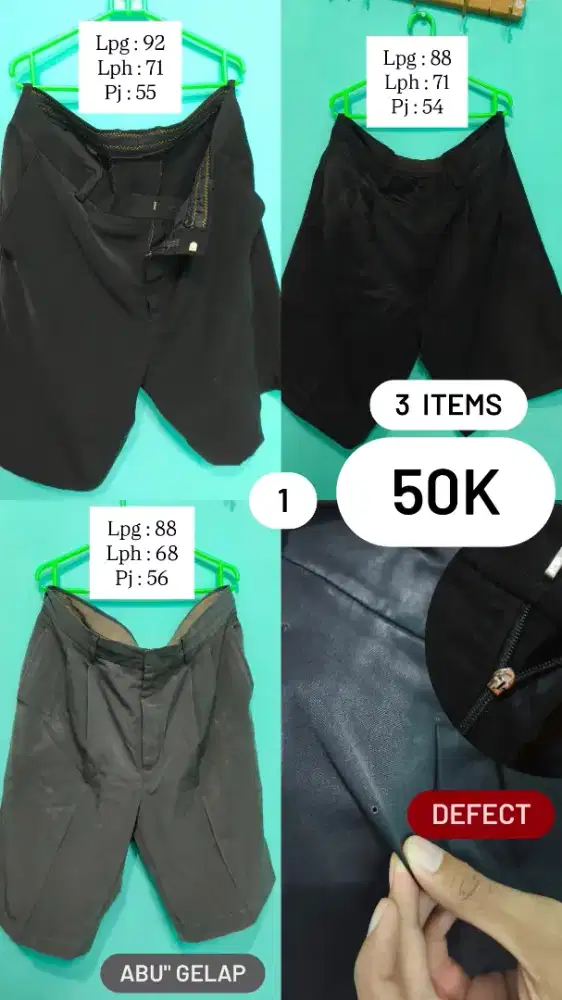 Celana Jeans dan Kain