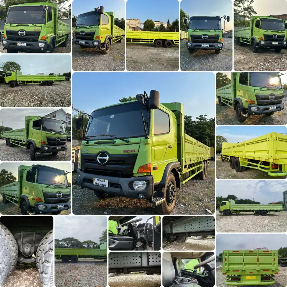 HINO LOHAN FM260JW ASLI LONG 6X4 BAK TRIWAY TRONTON ISTIMEWA SEKALI