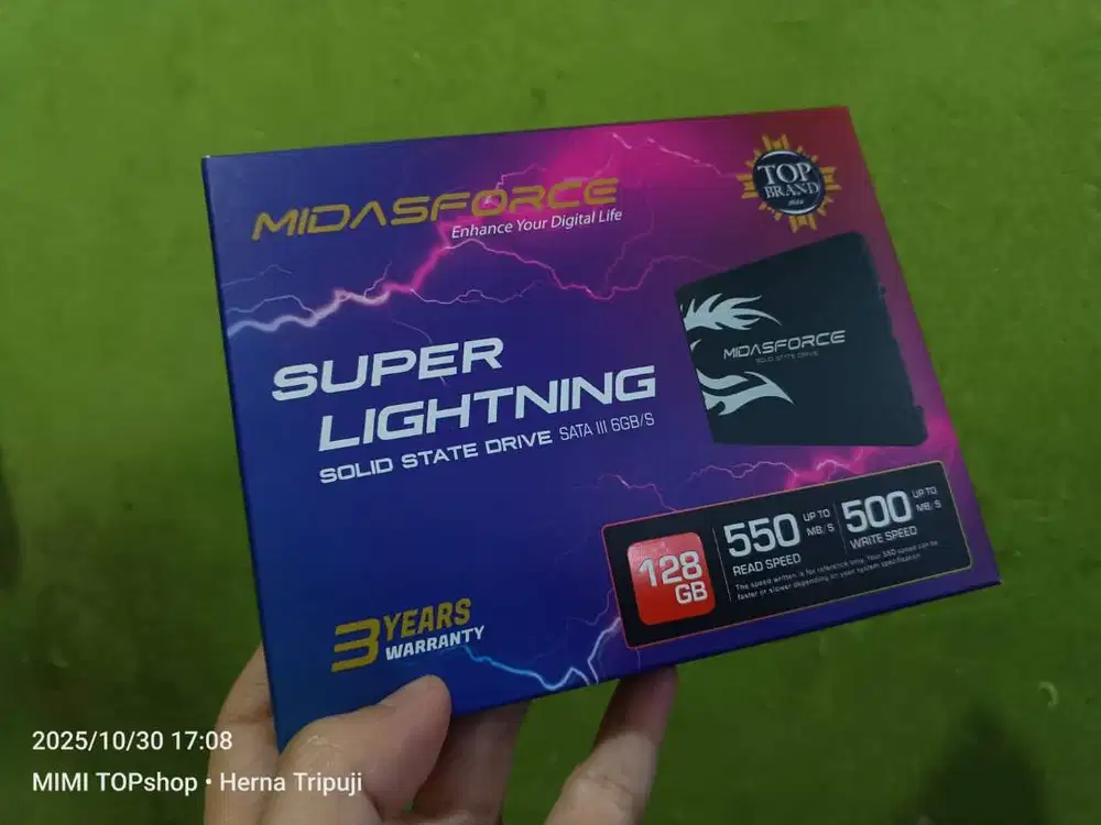 SSD Midasforce 128GB SATA BARU