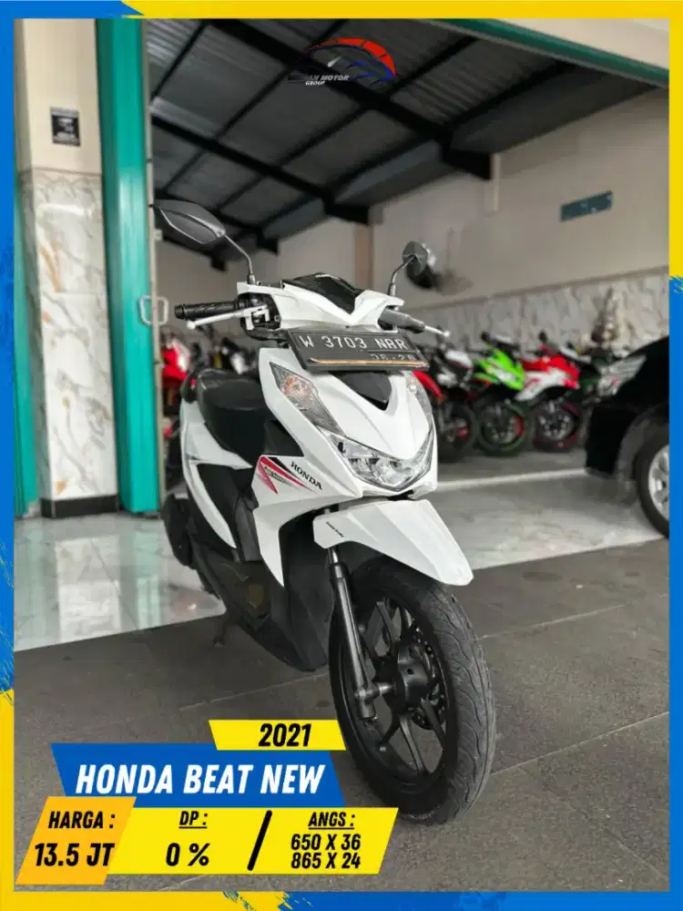HONDA BEAT NEW 2021 PLAT W NDANG GERCEP BOSS HIKMAH MOTOR KEPUH MALANG