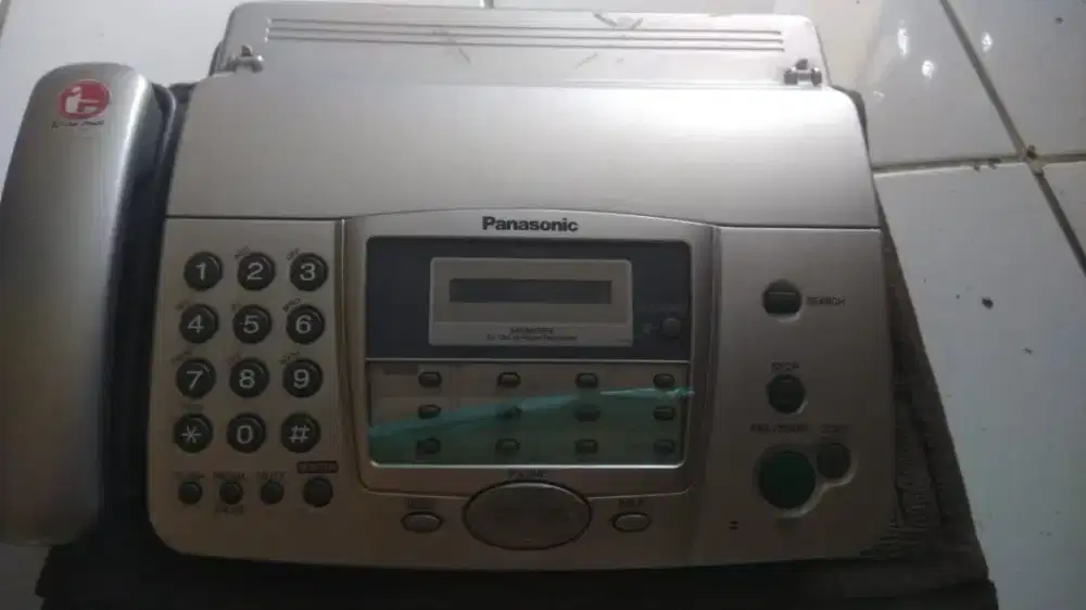 Mesin fax Panasonic, peralatan kantor, mesin faximile