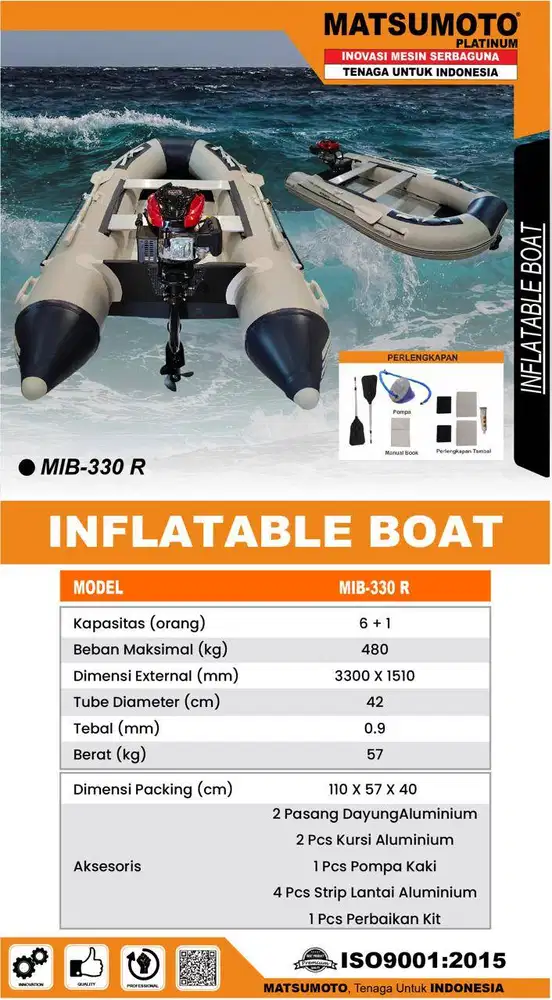 perahu karet matsumoto 330