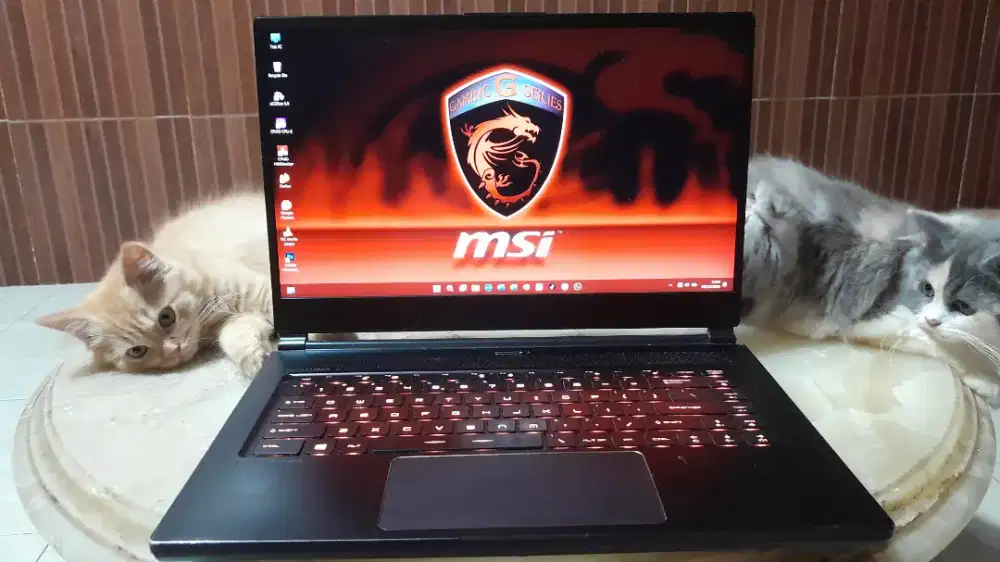Laptop MSI core i7 Ram 12GB ssd 512GBBacklightGeforce GTX 10660Ti GEN9