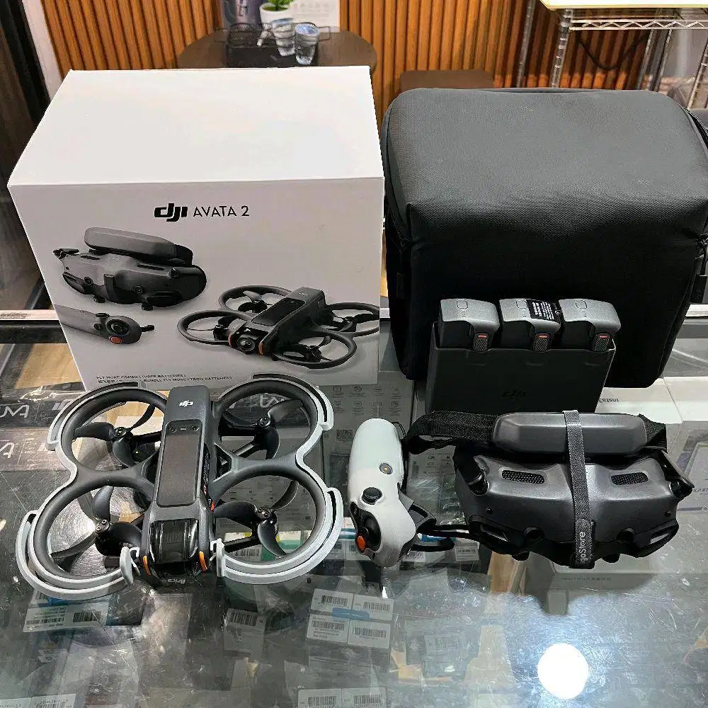 DJI Avata 2 combo 3 batery secondhand 4K FPV drone fullset like new