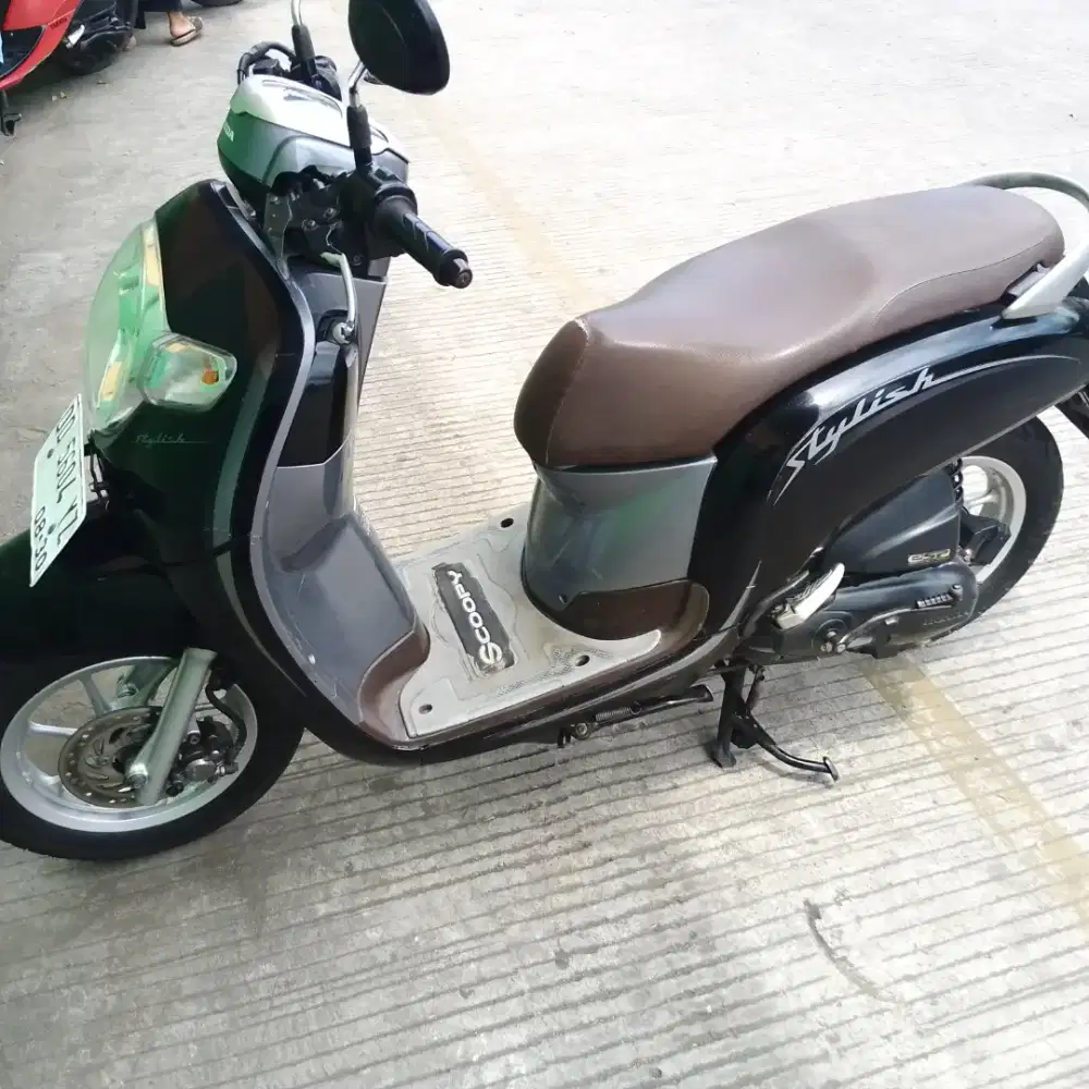 Honda Scoopy 2020 ESP Stylish Hitam Abu Abu