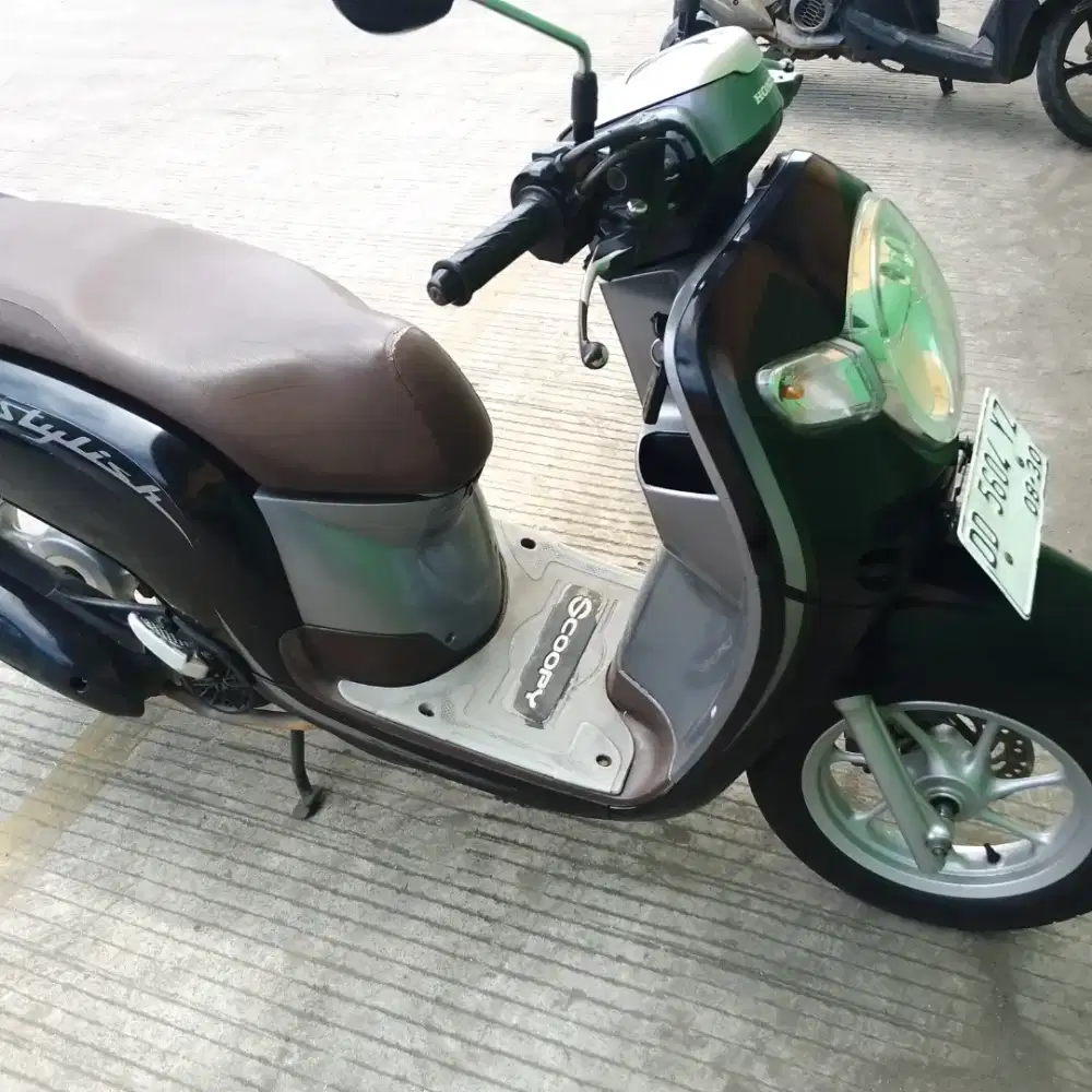 Honda Scoopy 2020 ESP Stylish Hitam Abu Abu