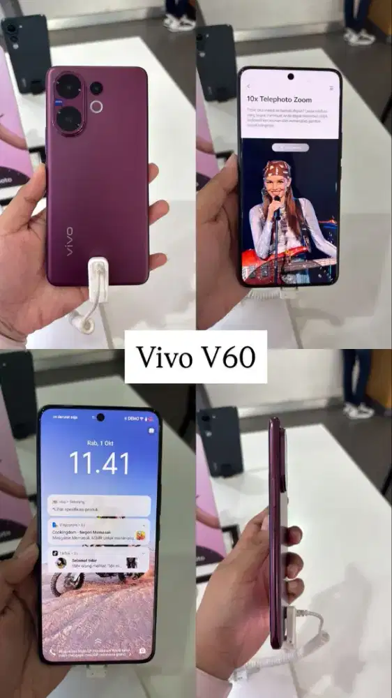 Vivo V60 Ram 8 256 GB Promo Cicilan Cukup Dengan KTP