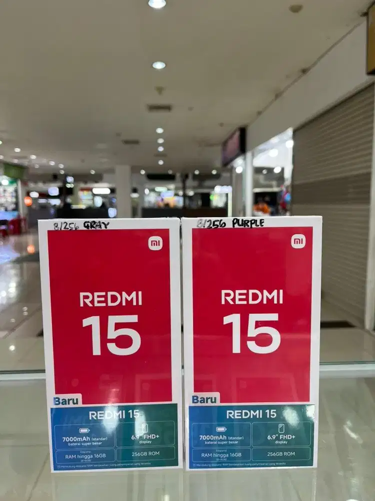 Redmi 15 8/256 baru segel garansi