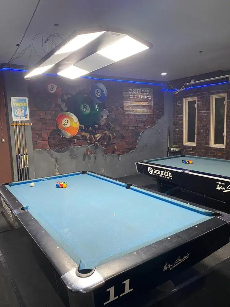 MEJA BILLIARD 9 FEET IMPORT MEREK MURREY ROYAL CROWN