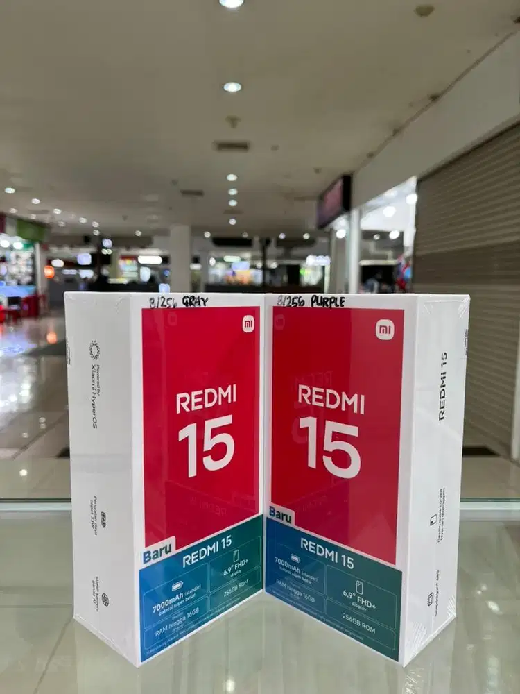 Redmi 15 8/256 baru segel garansi