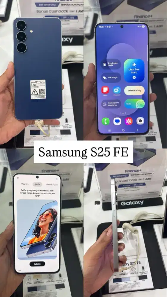 Samsung galaxy S25 FE Promo Cicilan Bunga 0% Cukup Dengan KTP
