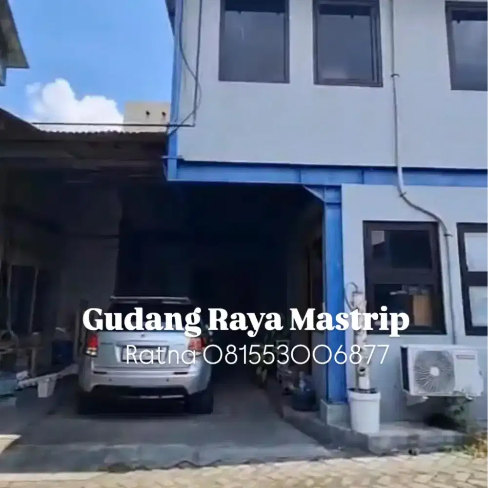 Dijual Gudang Raya Mastrip Kebraon Surabaya