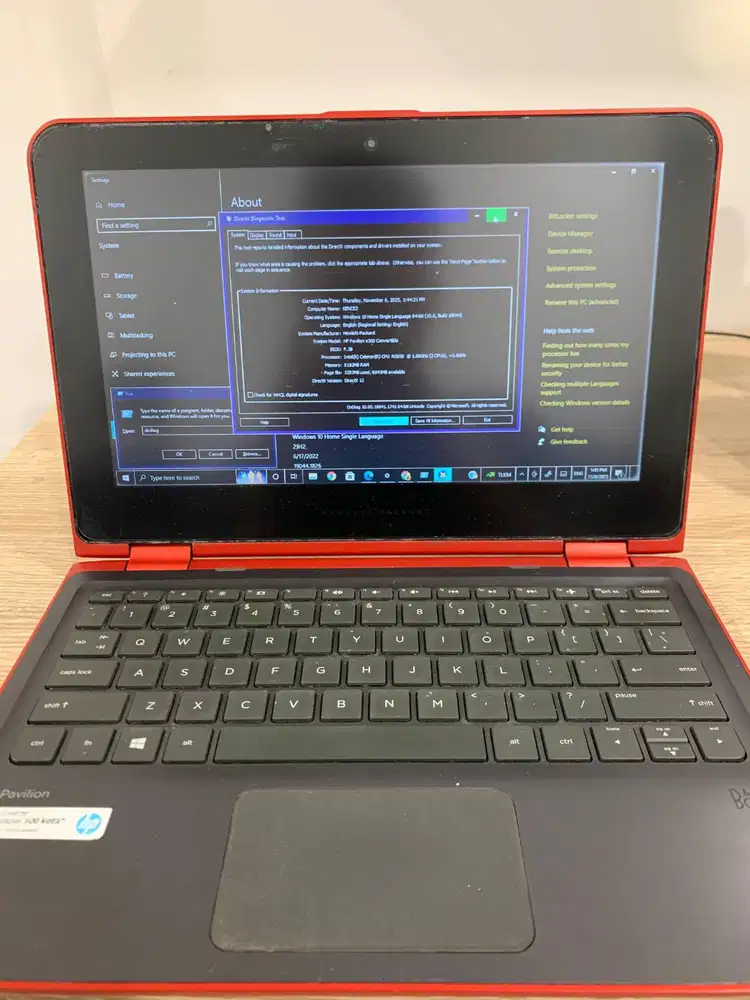 HP Pavilion x360 14″ (Convertible 2-in-1) – Merah Bekas Rasa Baru