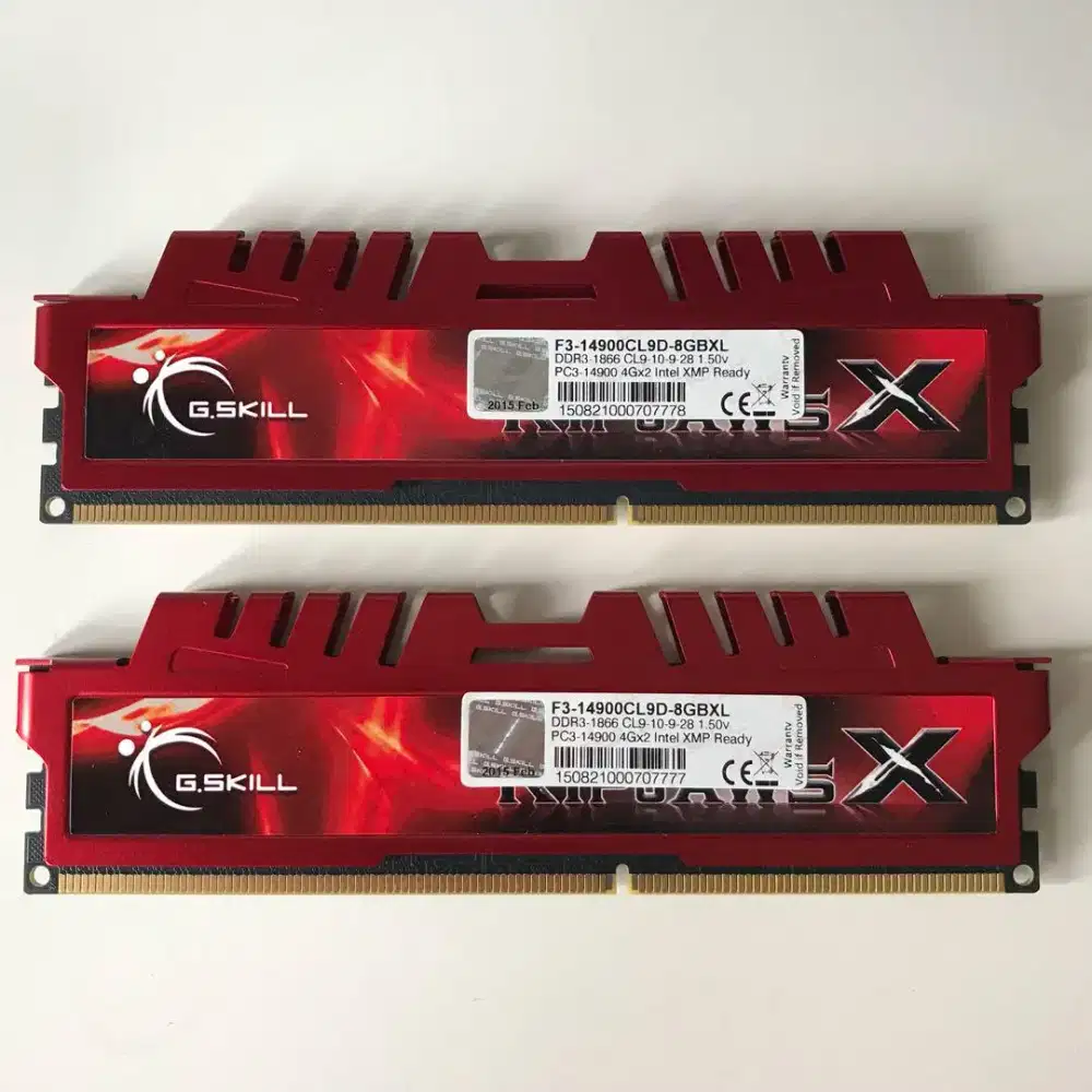 G.SKILL Ripjaws X DDR3 RAM modul memori komputer