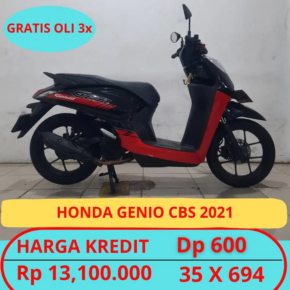 Honda Genio Cbs 2021 Dp Murah Hanya 600 Ribu