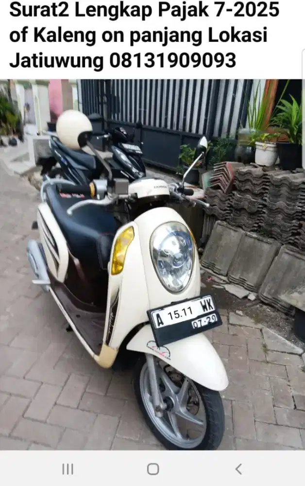 Scoopy 2014 surat lengkap