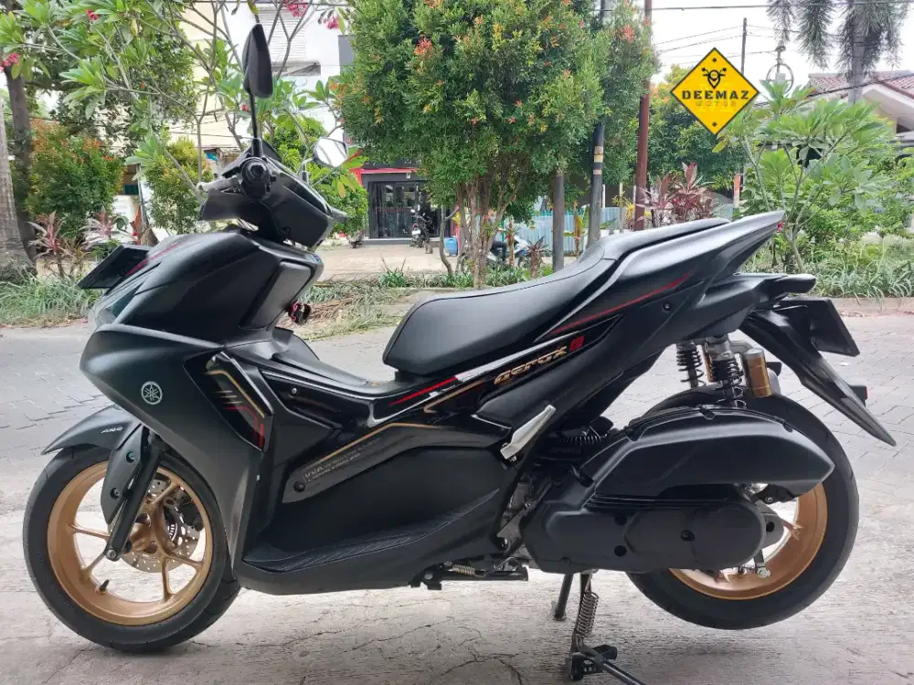 (DP 400 Rb)‼️ Aerox S ABS Keyless Connected Hitam 2023 Cash / Kredit